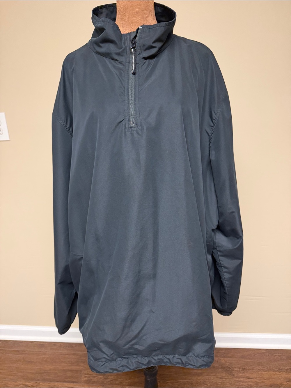 Cabela's Men's Half-Zip Pullover Windshirt - black